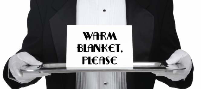 warm blanket please blanket butler