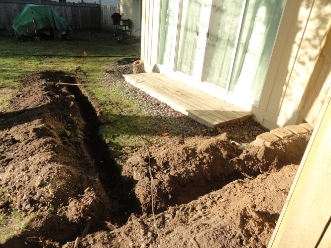 digging irrigation