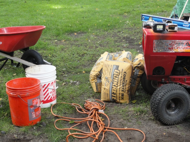 tools for mixing concrete